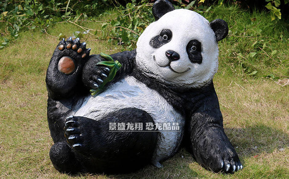熊猫动物摆件
